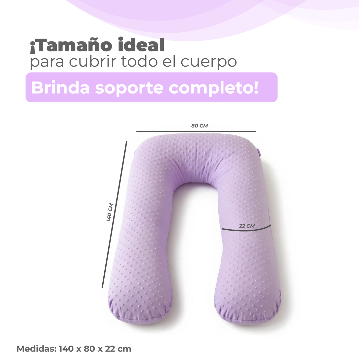 Para almohadas tipo U (ergonómicas / embarazo / multiusos)