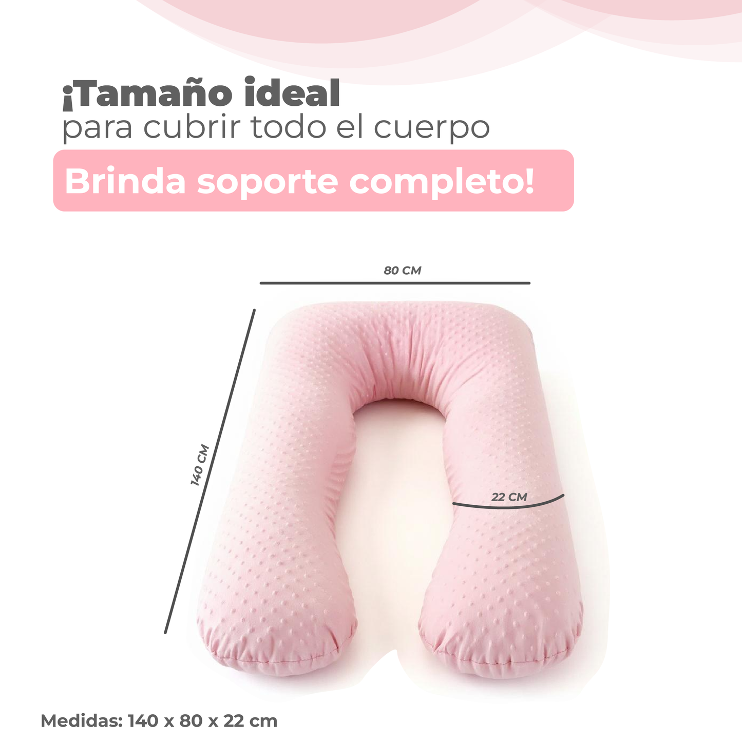 Para almohadas tipo U (ergonómicas / embarazo / multiusos)