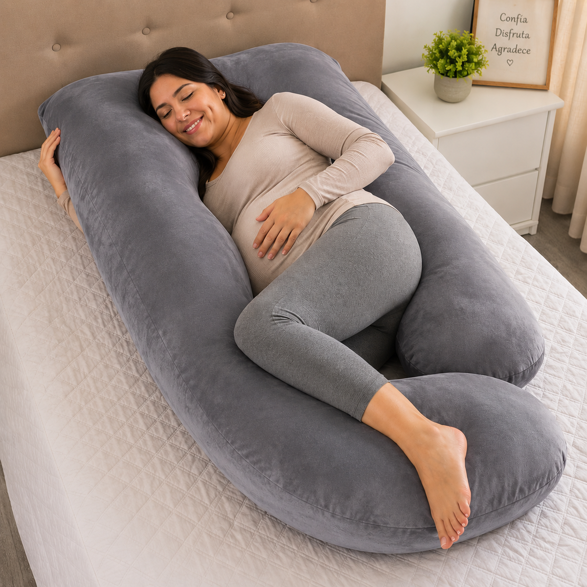 La Almohada Más Completa – Ergonómica, Multiusos y para Embarazo- Body Care
