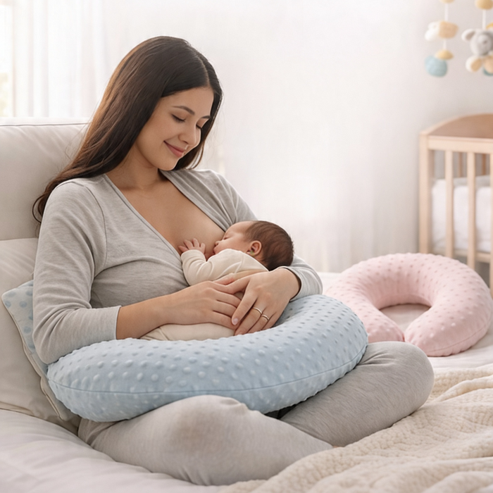 Cojín de Lactancia Multiuso – Soporte Perfecto para Mamá y Bebé